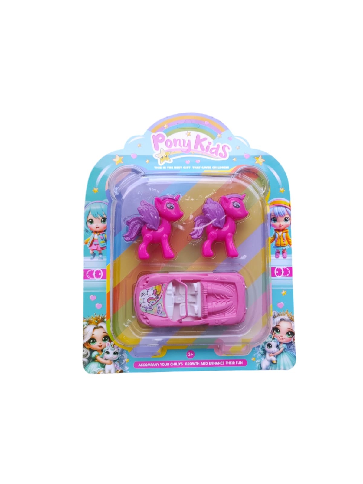 toptan pony kids büyük kartelada arabalı set nşn2017